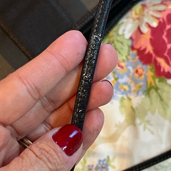 💵SOLD💵Authentic Fendi Pequin Canvas Crossbody Handbag - Picture 15 of 16